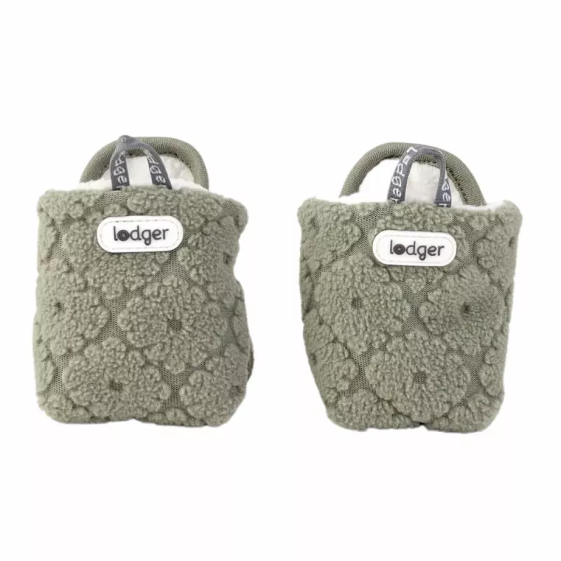 Lodger Polar Fleece Baby Slipper Booties, Sage Green (Elm), 6-12 Mėn.