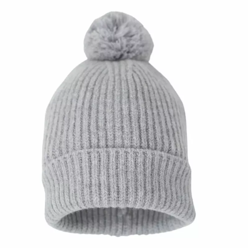 Lodger 100% Merino Wool Baby Hat Drizzle Grey 3-6 Months