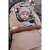 Lodger 100% Merino Wool Baby Hat Drizzle Grey 3-6 Months