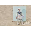 Souza! Astronauto kostiumas vaikams 5–7 m., sidabrinis kombinezonas