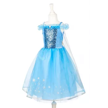 Souza! Snow Queen Dress with Cape 5-7 Years