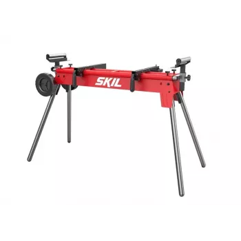 SKIL Work Table Stand 1300AA – Stalas su mediniu stalviršiu, 2 stalčiais ir skydeliu įrankiams, 200 kg talpa