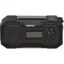 PerfectPro E-100 Avarinis Radijas su Saulės Baterija, Sukama Rankena, LED Žibintuvėliu, Power Bank, AM/FM, IPX3