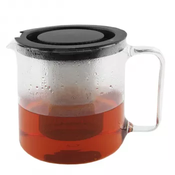 Bredemeijer Emma arbatos virdulys 1,3 l, borosilikatinis stiklas su nerūdijančio plieno arbatos filtru 165030