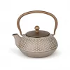 Bredemeijer Jiangxi 0.7L Cast Iron Teapot Beige with Stainless Steel Infuser 153203