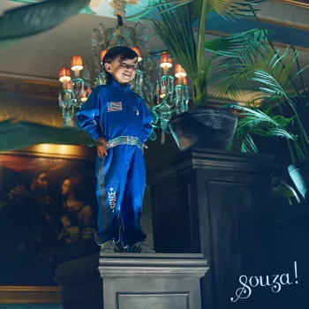 Souza! Andre Astronaut Costume Jumpsuit Blue 3-4 Years