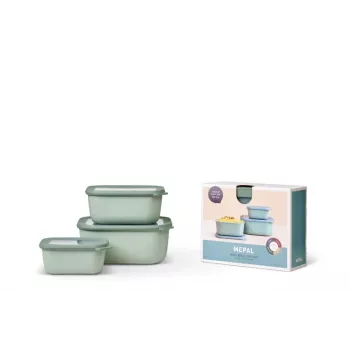 Mepal Cirqula Multi Bowl rinkinys 3 vnt., Nordic Sage