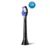 Philips Sonicare S2 Sensitive HX6058 Extra Dantų Šepetėlio Galvutės 8 Vnt. Juodos
