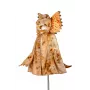 Souza! Dilophosaurus Dinosaur Cape Costume with Hood Mask for Children 4-7 Years
