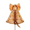 Souza! Dilophosaurus Dinosaur Cape Costume with Hood Mask for Children 4-7 Years