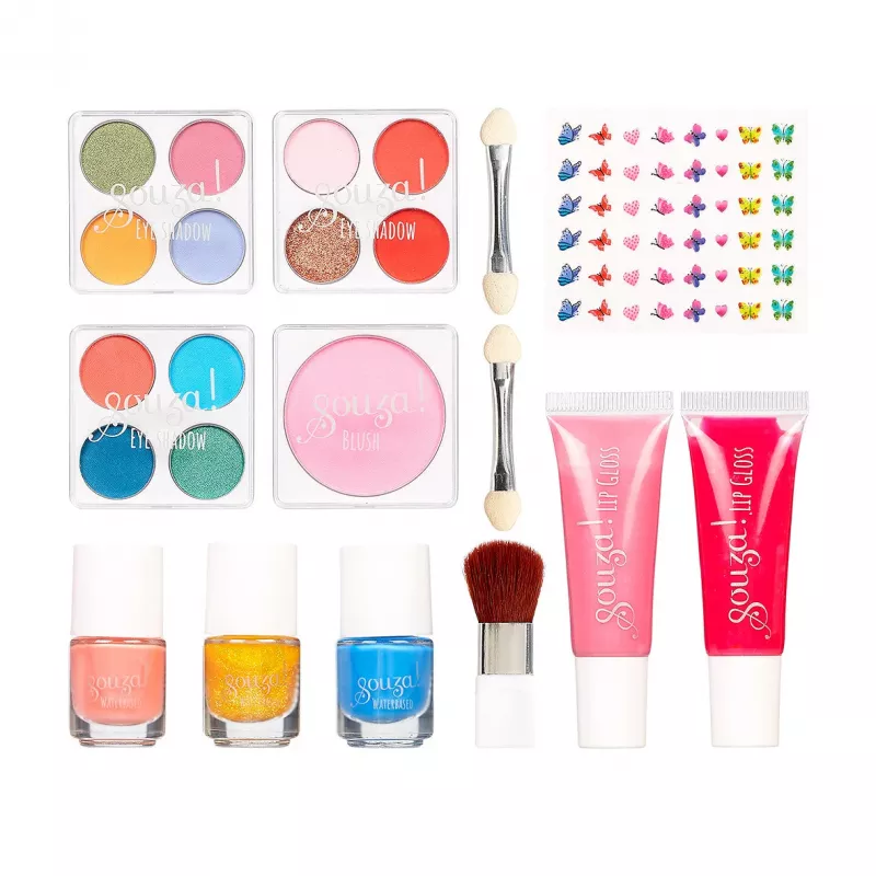 Souza! Beauty Luxe Vaikų Kosmetikos Rinkinys 13 dalių