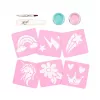 Souza! Unicorn Glitter Temporary Tattoos 12 vnt.
