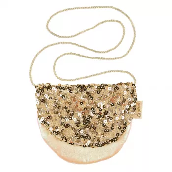 Souza! Angelique Gold Sequined Shoulder Bag for Children