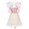 SOUZA! Fairy Butterfly Costume Set Flora Dress and Wings 8-10 Years