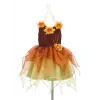 Souza! Sabrina Witch Costume Dress with Tulle Skirt and Hat for Girls 5-7 Years