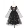SOUZA! Agatha Witch Costume Dress with LED Lights for Girls 5-7 Years