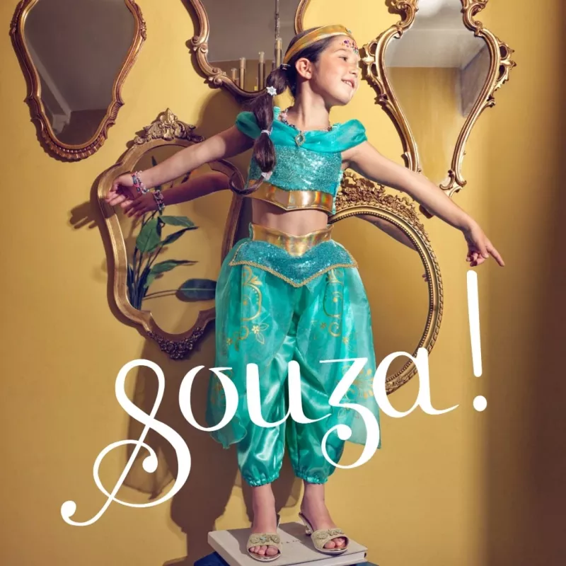 Souza! Arabian Princess Amira Costume 3-4 Years