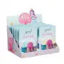 Souza! Mermaid Nail Polish Set for Children - 4 Water-Based Peel-Off Nail Polishes (Pink, Purple, Blue, Glitter)