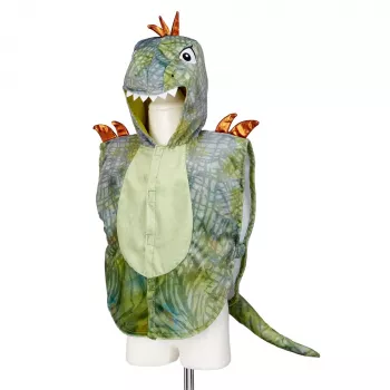 Souza! T-Rex Dinozauro Kostiumo Pelerina 2 Metų Vaikams, Žalia