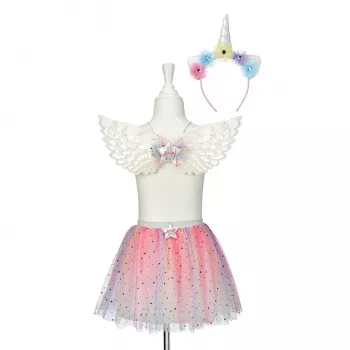 Souza! Celestia Fairy Costume Set 3-Piece: Skirt, Headband, Wings for Girls 3-4 Years