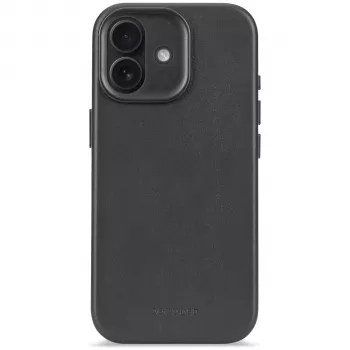 Decoded Leather Backcover for Apple iPhone 17 Black