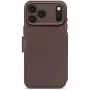 Decoded Leather Detachable Wallet for iPhone 17 Pro su MagSafe – Šokoladinis Rudas