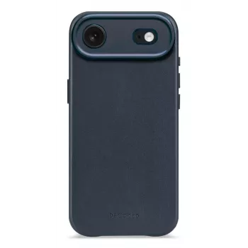 Decoded Leather Backcover for iPhone 17 Air su MagSafe - Navy Shadow