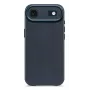 Decoded Leather Backcover for iPhone 17 Air su MagSafe - Navy Shadow