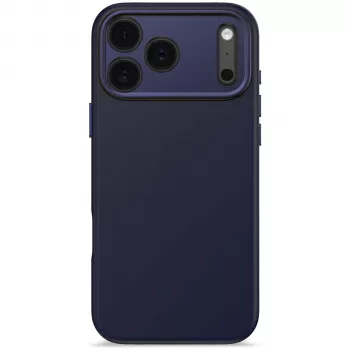 Decoded AntiMicrobial Silicone Backcover, skirta Apple iPhone 17 Pro Max, mėlyna