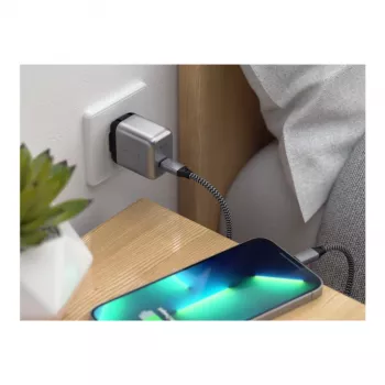 Satechi 20W USB-C PD sieninis įkroviklis, juoda/pilka