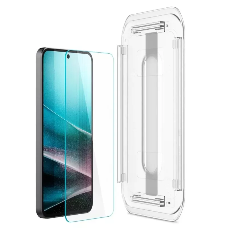 Spigen Glas.tR EZ Fit 2-Pack Grūdinto Stiklo Ekrano Apsauga, skirta Samsung Galaxy A36 5G, Skaidri