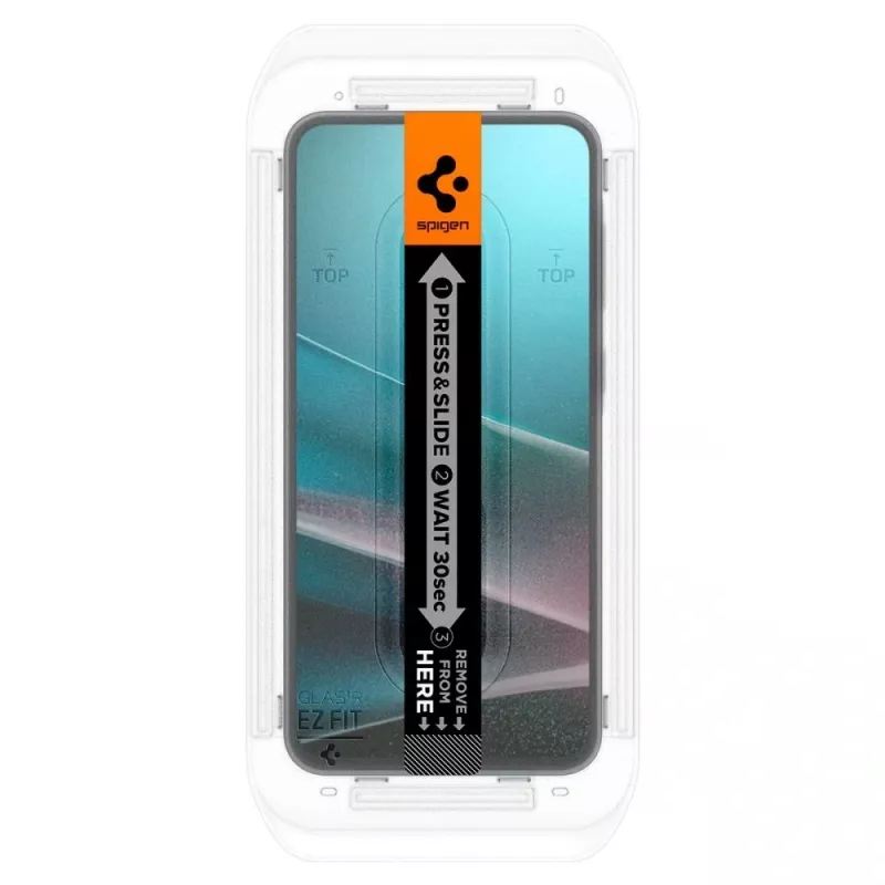 Spigen Glas.tR EZ Fit 2-Pack Grūdinto Stiklo Ekrano Apsauga, skirta Samsung Galaxy A36 5G, Skaidri