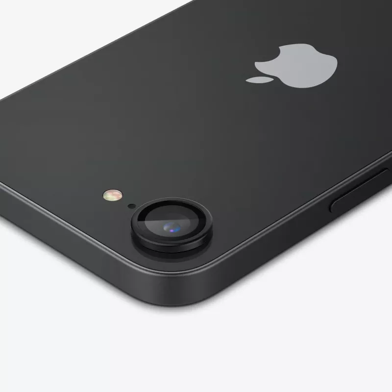 Spigen Optik Pro Glas.tR EZ Fit Camera Protector 2-Pack iPhone 16E/17E Juoda