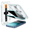 Privatumo grūdintas stiklas Spigen Glas.TR EZFIT HD Privacy, skirtas Samsung Galaxy S24+, 2 vnt.