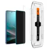 Privatumo grūdintas stiklas Spigen Glas.TR EZFIT HD Privacy, skirtas Samsung Galaxy S24+, 2 vnt.