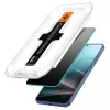 Privatumo grūdintas stiklas Spigen Glas.TR EZFIT HD Privacy, skirtas Samsung Galaxy S24+, 2 vnt.