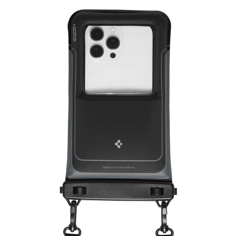 SPIGEN A611P Universal Waterproof Float Case 2-Pack Matte Black