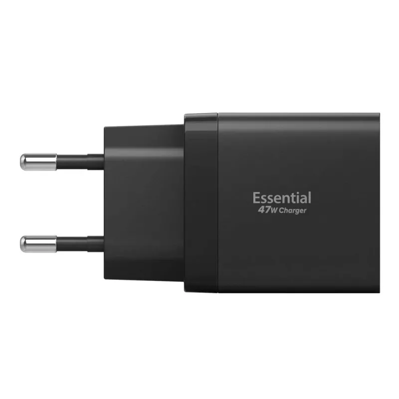 SPIGEN ESSENTIAL EE472EU 2-Port Network Charger 47W Black