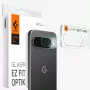 Spigen Optik Glas.tR fotoaparato objektyvo apsauginis stikliukas, skirtas Google Pixel 10 Pro XL, permatomas, 2 vnt. pakuotė