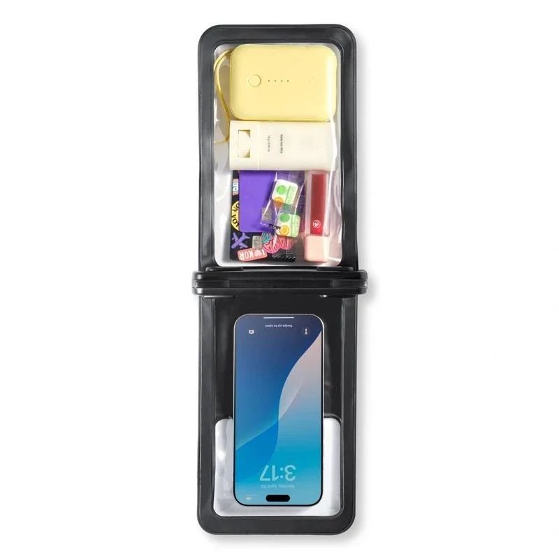 Spigen A603 universalus vandeniui atsparus dėklas, juodas