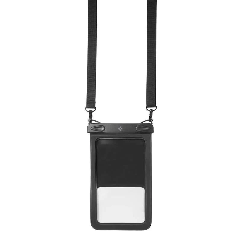 Spigen A603 universalus vandeniui atsparus dėklas, juodas