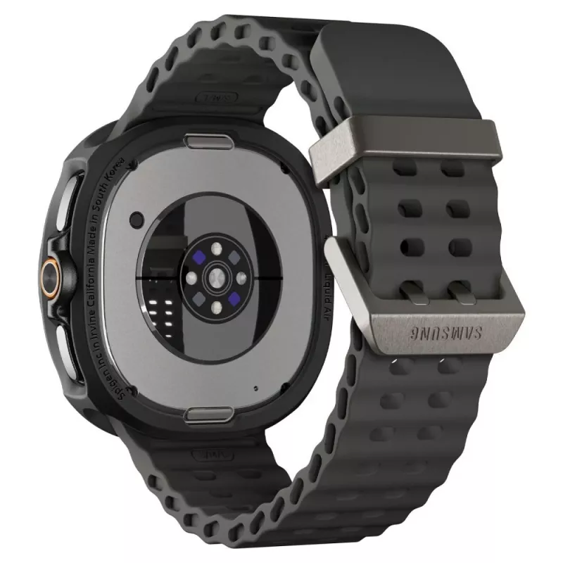 Spigen Liquid Air dėklas Samsung Galaxy Watch 8 Classic (46 mm), matinės juodos spalvos (ACS09841)