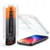 Spigen GLAS.TR EZ Fit Pro Grūdinto stiklo apsauga ekranui, skirta Apple iPhone 16 Pro Max / 17 Pro Max, permatoma, 2 vnt.