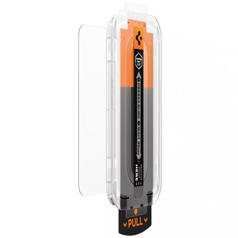 Spigen GLAS.TR EZ Fit Pro Grūdinto stiklo apsauga ekranui, skirta Apple iPhone 16 Pro Max / 17 Pro Max, permatoma, 2 vnt.