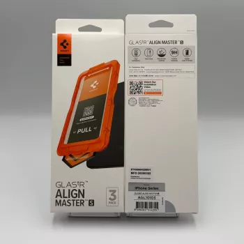 Spigen ALM Glas.Tr Slim 3 vnt. grūdinto stiklo apsauginis ekrano stikliukas, skirtas Apple iPhone 17 Pro, skaidrus