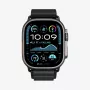 Spigen WBF1 Dirželis Apple Watch 8 / 9 / 10 / 11 / SE / Ultra (44 / 45 / 46 / 49 mm) Juodas