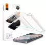 Spigen Glas.tR EZ Fit Pro HD Grūdinto stiklo ekrano apsauga, skirta Samsung Galaxy S25 FE - Skaidri (2 vnt.)