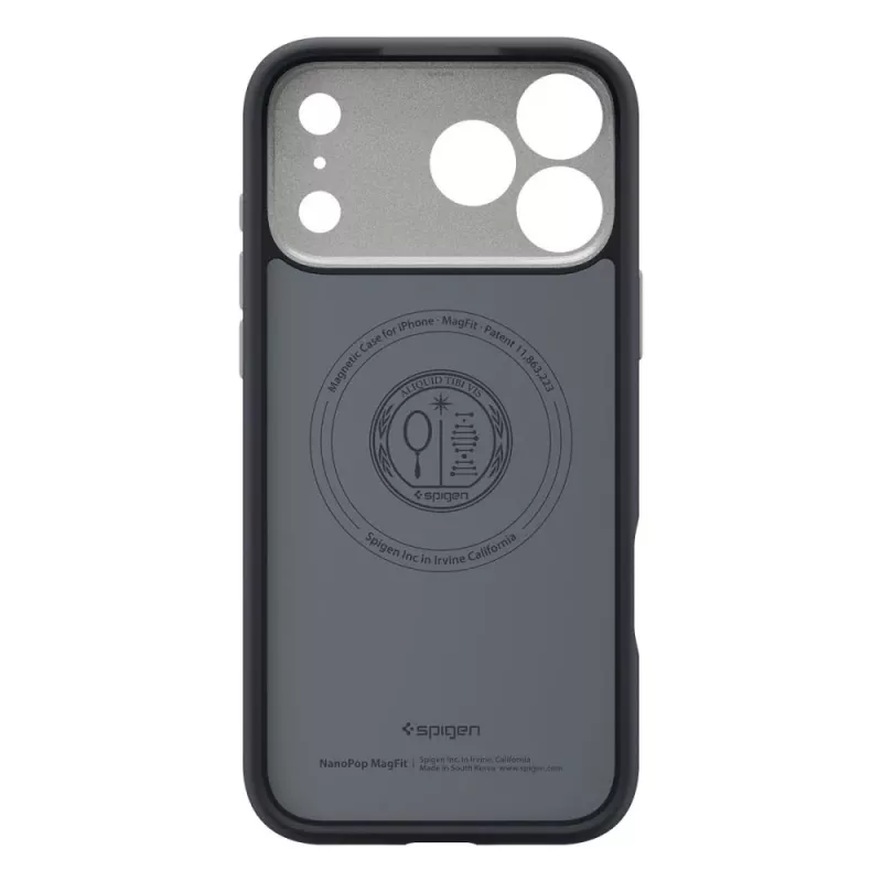 Spigen Nano Pop Mag Magsafe iPhone 17 Pro Max Dėklas Black Sesame