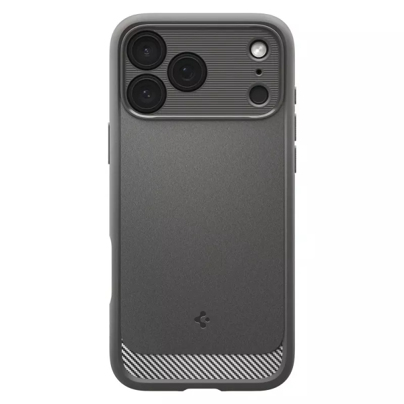 Spigen Rugged Armor Mag MagSafe iPhone 17 Pro Dėklas Pilka