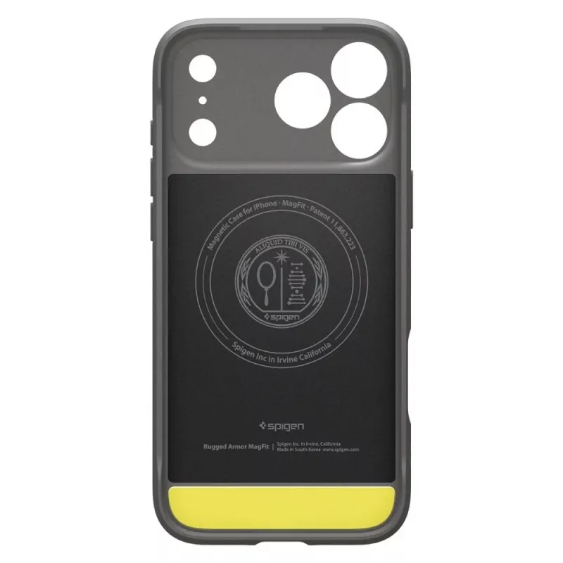 Spigen Rugged Armor Mag MagSafe iPhone 17 Pro Dėklas Pilka